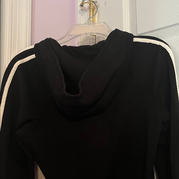 Black Zip-Up Hoodie with Varsity Hoodie - Size S - Picture 7 of 8